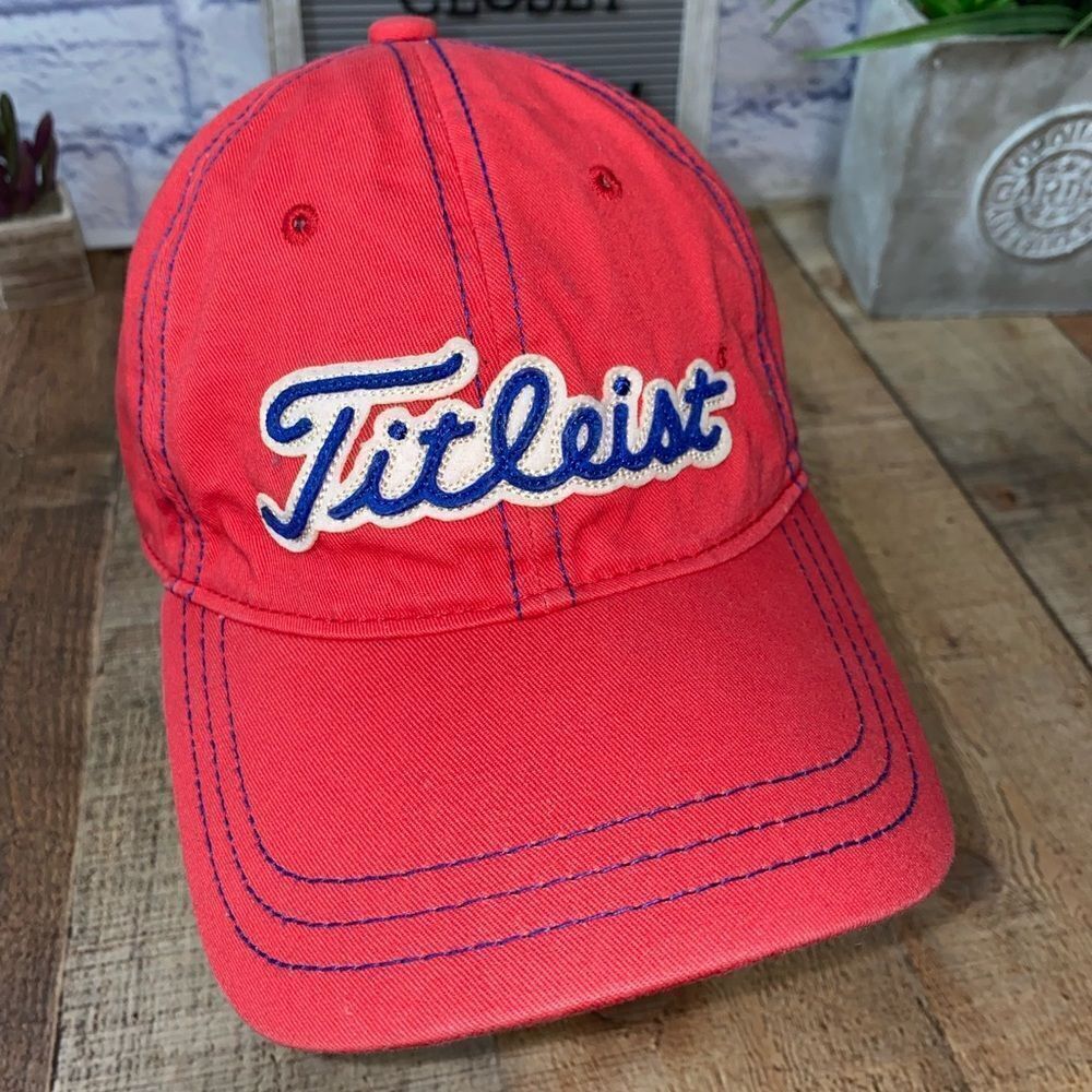 Titleist Golf USA Hat Red Adjustable